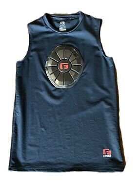 Kids G-FORM Black Baseball Youth Pro Sternum Shirt, Size L